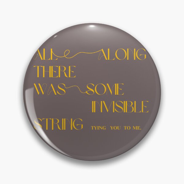 Item preview, invisible string taylor swift lyrics designed and sold by Holly Maxam.
