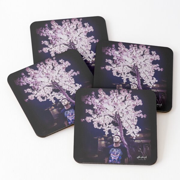 Item preview, Boy Under a Tree Illustration Purple designed and sold by thisisalearcila.