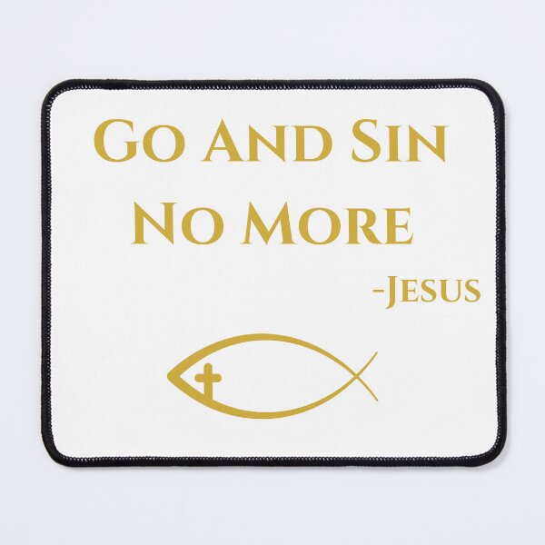 Item preview, Go And Sin No More, gold designed and sold by Redeemed365.