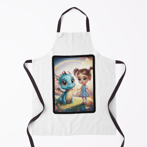 Item preview, Chibi Girl and Dragon designed and sold by CookiesMerch.