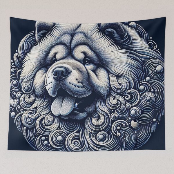Item preview, Monochromatic Chow Chow designed and sold by Wags & Tails.