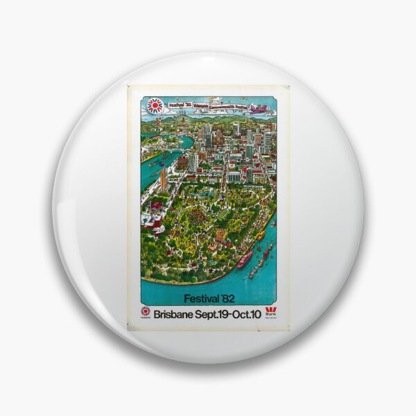 Item preview, 1982 Drawing of Brisbane CBD - Warana Festival 1982!  designed and sold by housedetective.