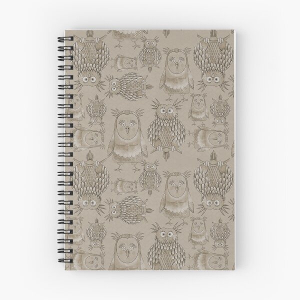 Item preview, Owl Be Right Birds [Tan] designed and sold by Carina Parry Studios.