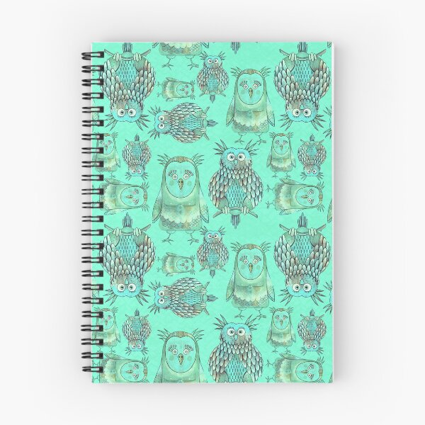 Item preview, Owl Be Right Birds [Light Turquoise] designed and sold by Carina Parry Studios.