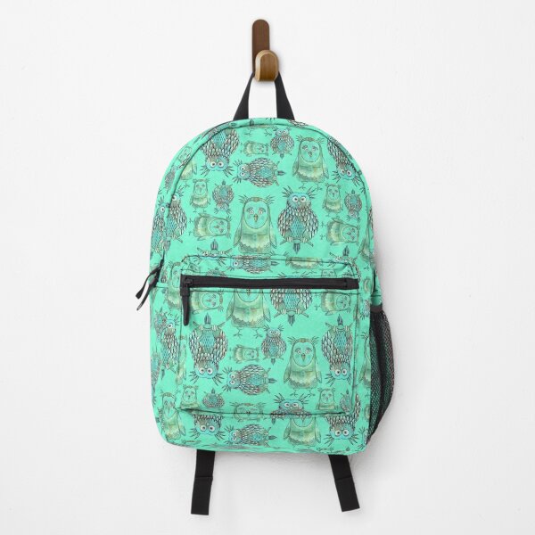 Item preview, Owl Be Right Birds [Light Turquoise] designed and sold by Carina Parry Studios.