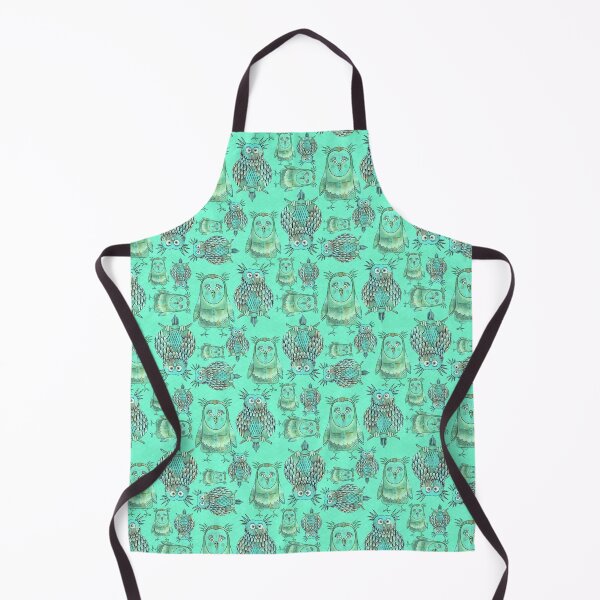 Item preview, Owl Be Right Birds [Light Turquoise] designed and sold by Carina Parry Studios.