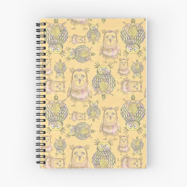 Item preview, Owl Be Right Birds [Maize Yellow] designed and sold by Carina Parry Studios.
