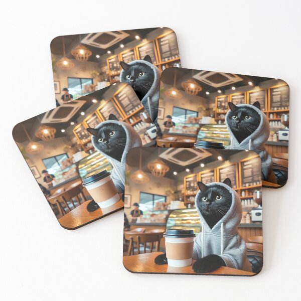 Item preview, Boy cat's coffee time-Realistic designed and sold by II0FU5.
