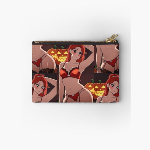 Item preview, Hippy Cute Redhead in Orange Lingerie designed and sold by KillerCrafts.
