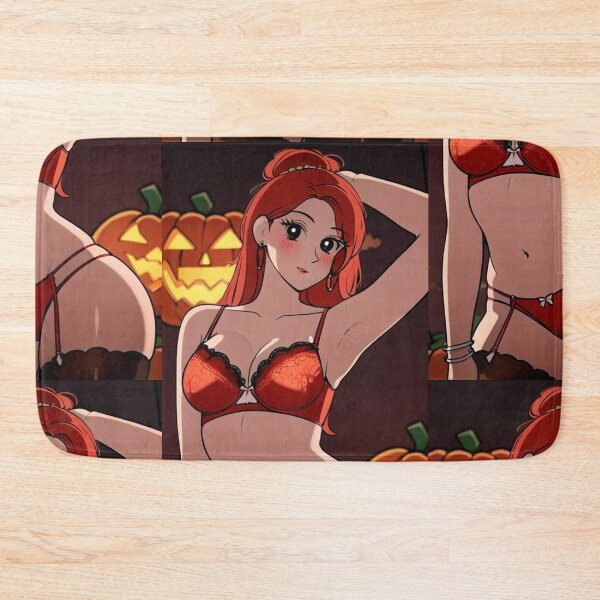 Item preview, Hippy Cute Redhead in Orange Lingerie designed and sold by KillerCrafts.