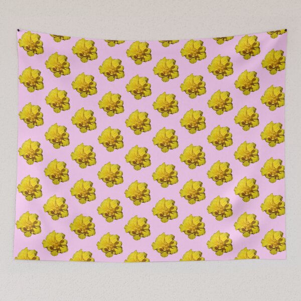 Item preview, Double Yellow Hibiscus Die Cut designed and sold by JoyousArt4u.