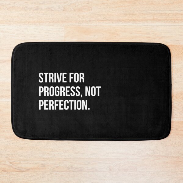 Item preview, Strive for Progress, Not Perfection - Motivational Growth Quote Design designed and sold by Enchantedbox.