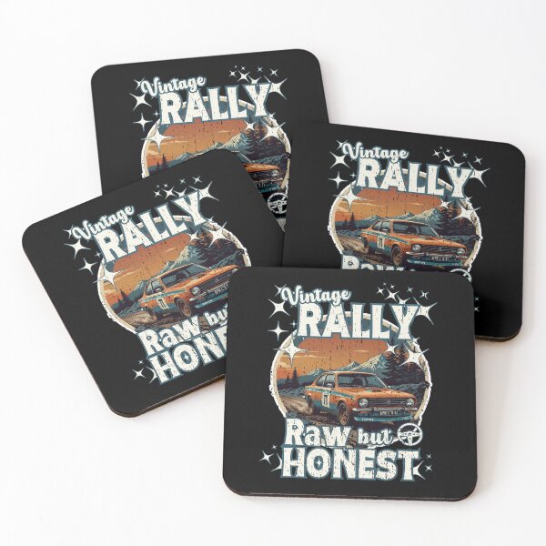Item preview, VINTAGE RALLY RAW BUT HONEST historic rallying motor racing motorsports design designed and sold by Jt41.