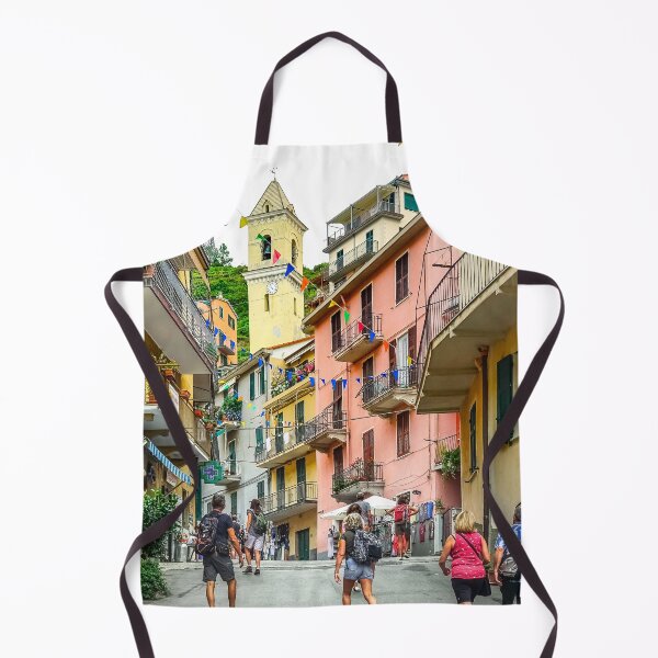 Item preview, Bell tower in one of the Cinque Terre villages designed and sold by marcthatspot.