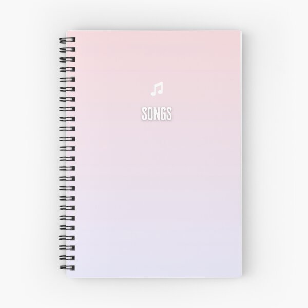Item preview, Songwriters Lyrics Writing Book – Blush Pink Lavender designed and sold by Ninjakandy.
