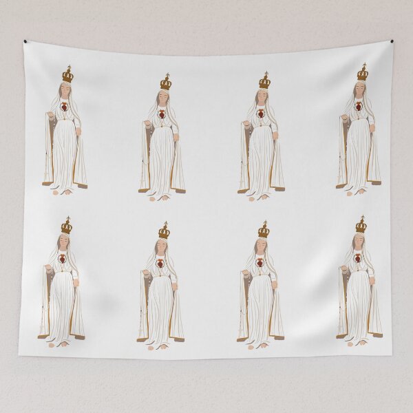 Item preview, Our Lady of Fatima catholic illustration without background designed and sold by Dominika Farkašová.
