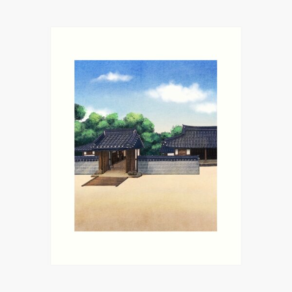 Item preview, Jeonju Hanok Village designed and sold by s1ngs0ng.