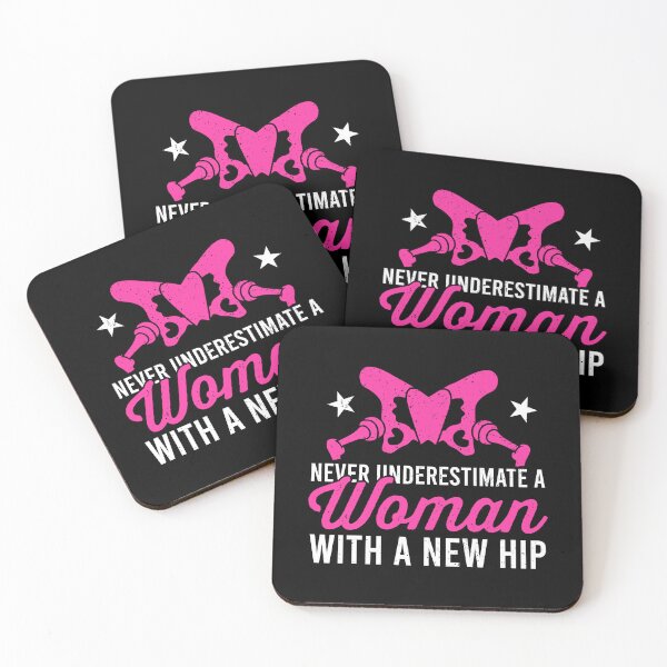 Item preview, Never Underestimate A Woman With A New Hip - Hip Replacement designed and sold by zhilwahesani.