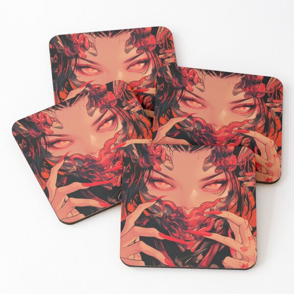 Item preview, Japanese Asian Girl Covering Her Face Horror Anime designed and sold by Nightarcade.