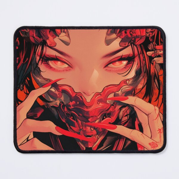 Item preview, Japanese Asian Girl Covering Her Face Horror Anime designed and sold by Nightarcade.