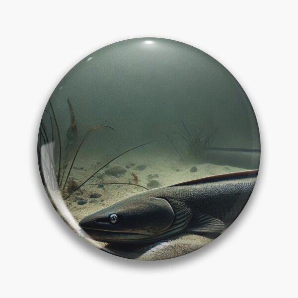 Item preview, Eel on Lakebed at Night designed and sold by NocturnalNook.
