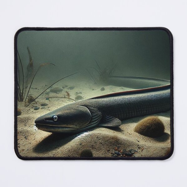 Item preview, Eel on Lakebed at Night designed and sold by NocturnalNook.