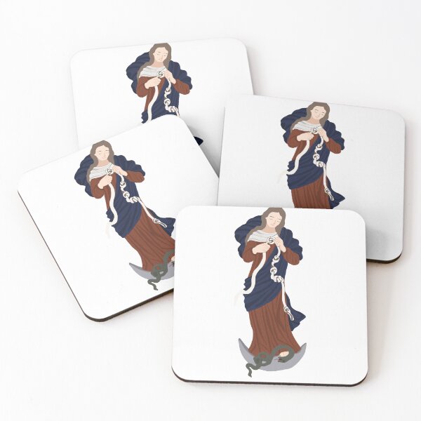 Item preview, Our Lady Undoer of Knots catholic illustration without background designed and sold by Dominika Farkašová.