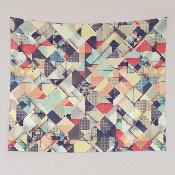 Item preview, Geometric Pastels Patchwork designed and sold by Phil Perkins.