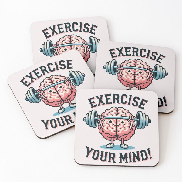 Item preview, Exercise Your Mind - Motivational Design designed and sold by DentonRose.