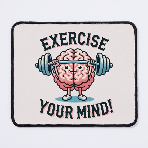 Item preview, Exercise Your Mind - Motivational Design designed and sold by DentonRose.
