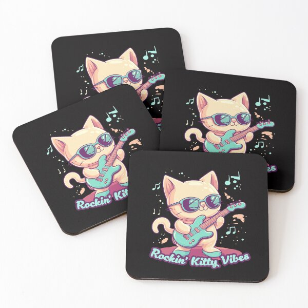 Item preview, Rockin kitty vibes designed and sold by KakangMudi.