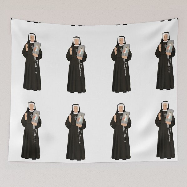 Item preview, Saint Faustina catholic illustration without background designed and sold by Dominika Farkašová.