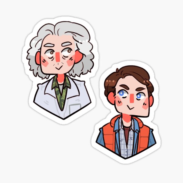 Doc and McFly Sticker