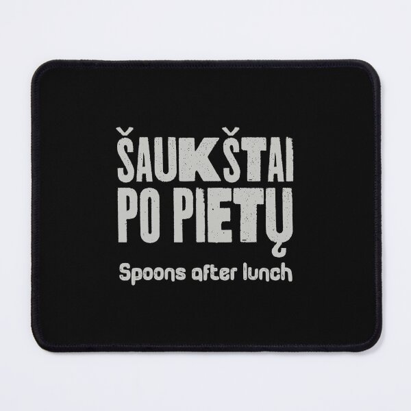 Item preview, Funny Lithuanian Language Spoons After Lunch designed and sold by Lelijo.