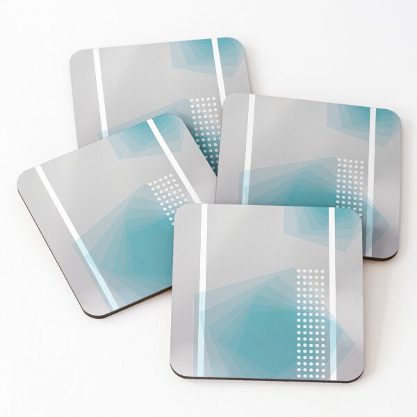 Item preview, Blue geometric minimal patern designed and sold by Carolina Salazar.