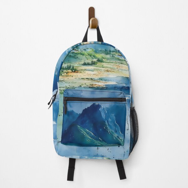 Item preview, Mountain Coastline - Dramatic Seaside Landscape designed and sold by solynneart.