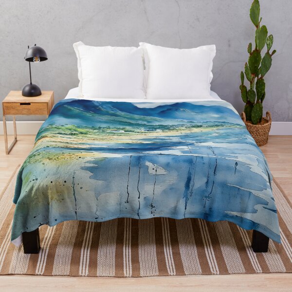 Item preview, Mountain Coastline - Dramatic Seaside Landscape designed and sold by solynneart.