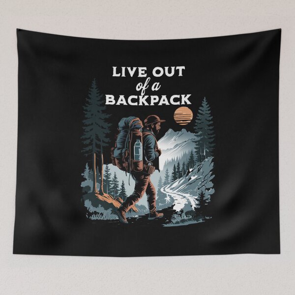 Item preview, Live out of a backpack :Camping and Hiking designed and sold by OwlWorks.