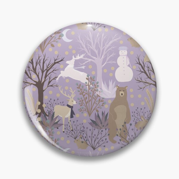 Item preview, Purple Frosty Forest designed and sold by daniela-rus.