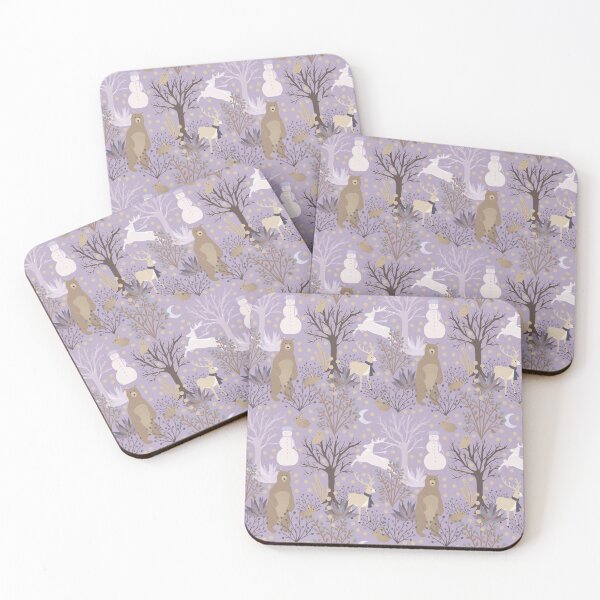 Item preview, Purple Frosty Forest designed and sold by daniela-rus.