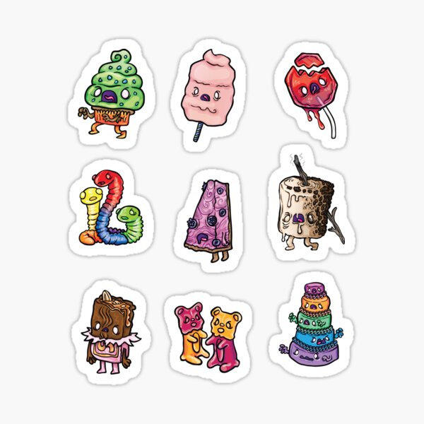 Snack zombies Sticker