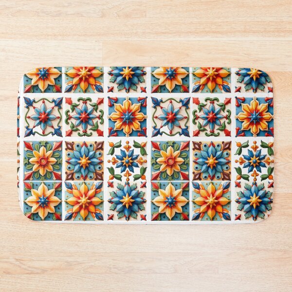 Item preview, Mediterranean,colorful,vibrant,mosaic tiles art designed and sold by MariaMarinova.