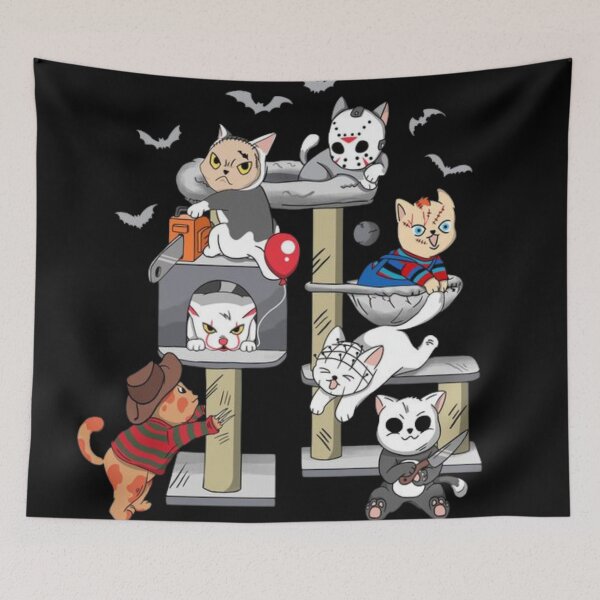 Item preview, Halloween cat sticker pack designed and sold by Josinta.