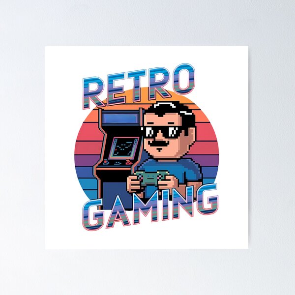 Artikel-Vorschau von Retro Arcade Gaming Pixel Art, designt und verkauft von BombShop36.