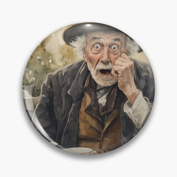 Item preview, Old English man with dog designed and sold by thewandswant.