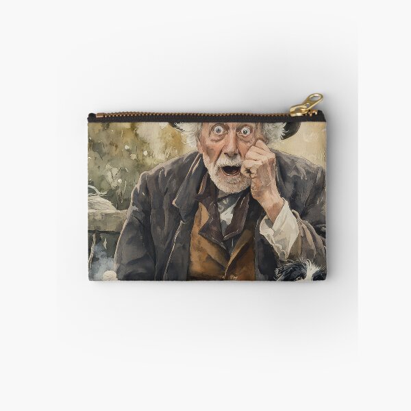 Item preview, Old English man with dog designed and sold by thewandswant.