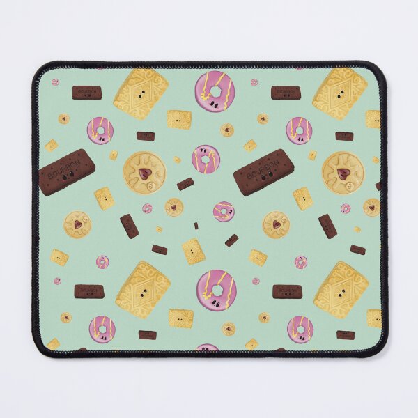 Item preview, Cute Biscuit Cookie Pattern - Bourbon, Party Ring, Custard Cream, Jammy Dodger designed and sold by Designs By Amber.