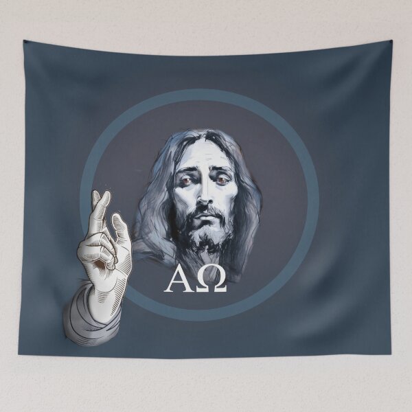 Item preview, Divine Blessing: Christ's Eternal Protection designed and sold by Sanctum Icons.