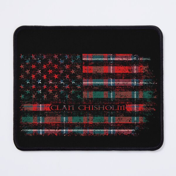 Item preview, Clan Chisholm Artifact Scottish tartan US flag kilt Scotland designed and sold by Clan1093.
