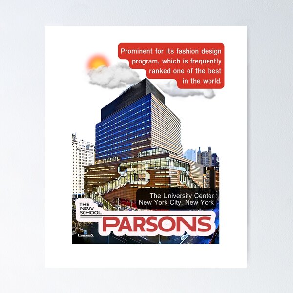 Item preview, Parsons School of Design (The New School) – New York City, New York designed and sold by CapricornX.
